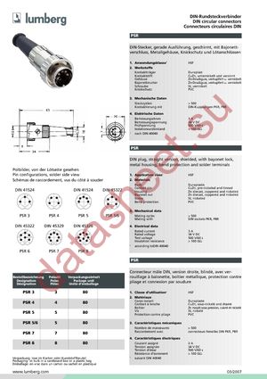 PSR 7 datasheet  